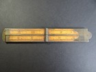 Stanley No  32 1 2 Boxwood Folding Ruler W  Brass Caliper Good Vintage Condition