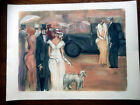 Jewish Isaac Maimon Original Hand Signed   Numbered Art Giant Lithograph Israel