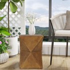 Contemporary Lightweight Concrete Accent Side Table Coffee End Table In  Outdoor