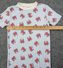 Stitchy Fish Pajama Set Kids Boys 9 10 Bamboo Viscose Novelty Crab Lightweight
