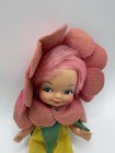Vintage Renwal Renco Flower Costume Doll Pink Felt Outfit 1969 Hong Kong