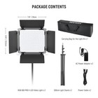 Neewer 50w Rgb Led Video Light With App Control For Streaming Photography 