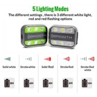 2pack Outdoor Led Running Lights For Runners  Clip-on Led  Type C Rechargeable