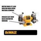 Dewalt 8-inch Heavy Duty Bench Grinder 3 4 Hp 3600 Rpm Corded Electric Cast Iron