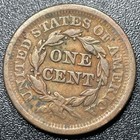 1851 Braided Hair Large Cent 1c Fine Nice Old Penny