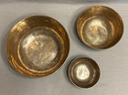 Vintage Bronze Hand Beaten Hammered Yoga Singing Bowl Tibetan Sound Healing