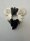 Disney Park Minnie Mouse Ears Wreath Pin Red Bow Christmas Pin Exclusive Limited