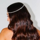 Women Forehead Rhinestone Head Fashion Jewelry Metal Bride Hair Chain