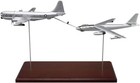 Usaf Boeing Kc-97 Inflight Refueling Of B-47 Desk Top 1 100 Model Sc Airplane