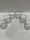 Set 6 Vintage 1960s Chevrolet Dealer Promo Roly-poly Whiskey Cocktail Glasses