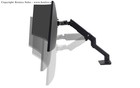 Ergotron Hx Desk Mount Monitor Arm Black Vesa 100x100 Heavy Duty Tilt 20-42in