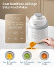 Bear Nutriease Allstage Stainless Steel Baby Food Maker Steamer And Blender