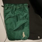 Ping Vintage Fur Lined Pouch  Green  Use For Shoes  Other Accessories