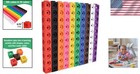 Soft Plastic Counting Cubes Set - 100 Blocks In 10 Colors For Creative Learning