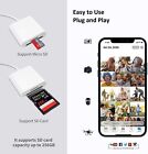 Tf sd Card Adapter Camera Reader For Ipad Iphone6 7 8 Plus 13 14 15 Pro X Xs Lot