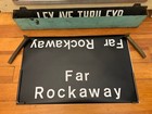 1969 Ny Nyc Subway Roll Sign Far Rockaway Beach Mott Avenue Nycta Transit Queens