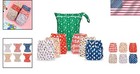 Soft Absorbent Cloth Diapers With Adjustable Size - Unisex   Christmas Design