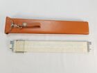 Vintage Keuffel   Esser Co New York Slide Rule Ruler 799273 4081-3  Leather Case