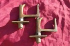 Antique Bronze Rowlocks Pair Vintage Oar Mounts For Skiff Rowing Boat Rare Brass