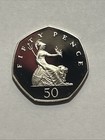 1985 Great Britain Proof Fifty Pence  Uk Gb 50p Coin