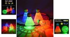Colorful Nylon Led Badminton Shuttlecocks - 4 Pcs For Playground Excitement