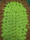Hand-laced Braided Rag Rug 23x15 Reclaimed Cotton Farmhouse Primitive Bo Ho