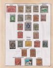 British Empire   Colonies Stamp Album Pages From Old Collection 