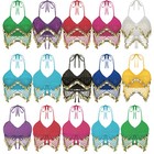 Us Women Bras Tassel Vest Crisp Corsets Dance Tops Glitter Bra Camisole Crop Top