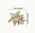 Lily Pin Brooch Flower Easter Spring Fashion Jewelry Fast Free Shipping 2 Inch