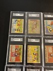 1935 R89 Mickey Mouse Gum Inc Lot Of 13 Cards Sgc Slabbed Vintage Disney