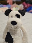 Jellycat London Plush 12  Bashful Spotted Puppy Dog Cream Black New Authentic