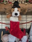 Dan Dee Animated Singing Dog Bells On Ears Christmas Stocking Hat Plush Works