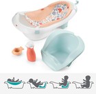 Fisher-price Baby To Toddler Bath Tub 4-in-1 Sling Seat   2 Toys Summer Blossoms