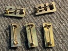 5 Ww2 Officer Insignia   3 2nd Lt Rank Bars   2 Us Collar Pins   Jr Gaunt London