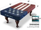 Pool Table Cover  Waterproof Indoor outdoor Heavy Leatherette Cover 7 8 9ft 