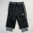 Adidas Condivo 16 3 4 Soccer Pant Athletic Training Workout Black Gray Mens S