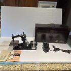 Antique Willcox   Gibbs Automatic Noiseless Sewing Machine W  Case For Parts