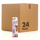 Large Cat Nail Caps - 24-pack  White   Pink Tips  Safe   Stylish Declaw Alternat