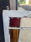 Antique C1880 Stain Glass Window 35 24 1 5    Missing 1 Pane - 11 5    4    Queen Anne