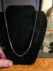 Vintage Native American Sterling Silver Coral And Turquoise Necklace 17inch