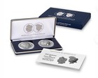 2025 Morgan And Peace Dollar Two-coin Reverse Proof Set  25xs   W ogp   Coa