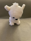 Neopets White Doglefox Petpet 7  Plush Vintage 2002