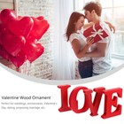 4pcs Wedding Table Decor Blank Wooden Letter Wedding