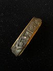 Japanese Shakudo Fuchi Kashira Japanese Sword Fitting Edo Period