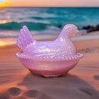 Rose s Closet  4  Pink Carnival Hen On Nest Chicken With Box And Sticker Limited