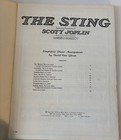 Vintage 1974 The Sting Piano Sheet Music Book Scott Joplin The Entertainer