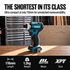 Makita Lxt 18v Brushless Cordless 1 4in Keyless Impact Driver W  Bag