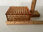 Fostoria Glass American Amber Hankerchief Box Rare