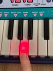 Casio Lk-6 Vintage Mini Piano Keyboard Lights Up Made In Japan Tested   Working