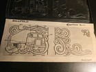 Vintage Craftaid Leather Template No  6530 Billfold Pattern Trucker Semi Truck 